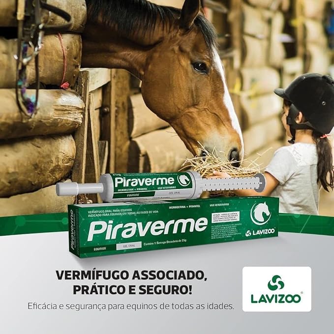 Piraverme Equino – Vermífugo Oral para Cavalos