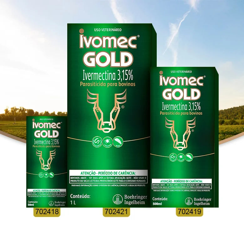 Ivomec Gold – Endectocida de Longa Ação para Bovinos
