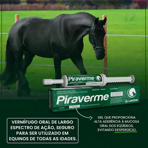 Piraverme Equino – Vermífugo Oral para Cavalos