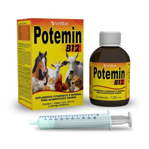 Potemin B12 – Suplemento Vitamínico e Mineral